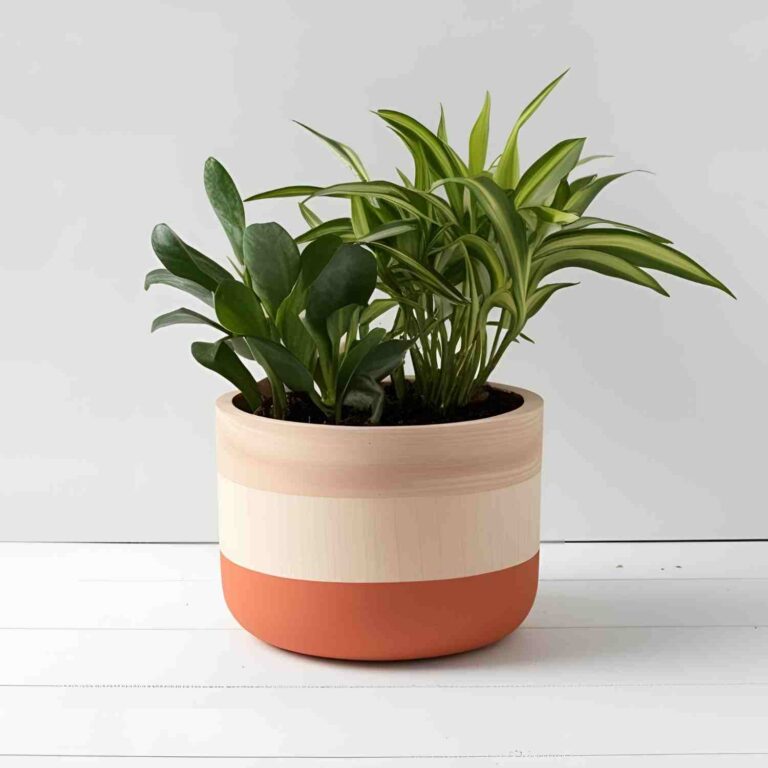 DIY Painted Floral Pottery